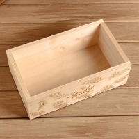 Ящик деревянный "Spa day at home", 24.5×14×8 см, микс Ящик деревянный "Spa day at home", 24.5×14×8 см, микс