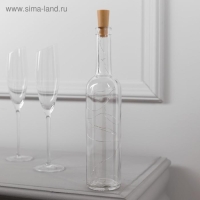 Гирлянда &laquo;Нить&raquo; 1 м роса с пробкой, IP20, серебристая нить, 10 LED, батарейки LR44х3 (в комплекте), свечение синее