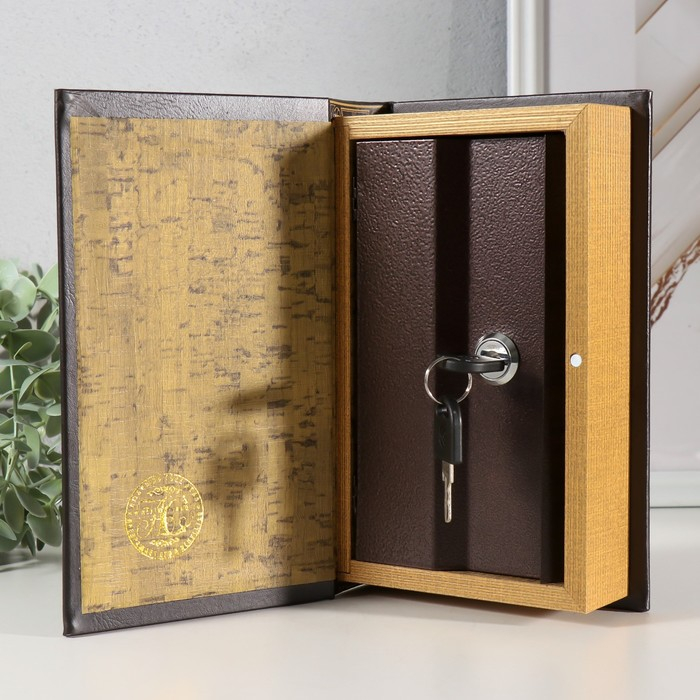 Сейф дерево книга кожзам Сейф дерево книга кожзам "Сила власти" 21х13х5 см