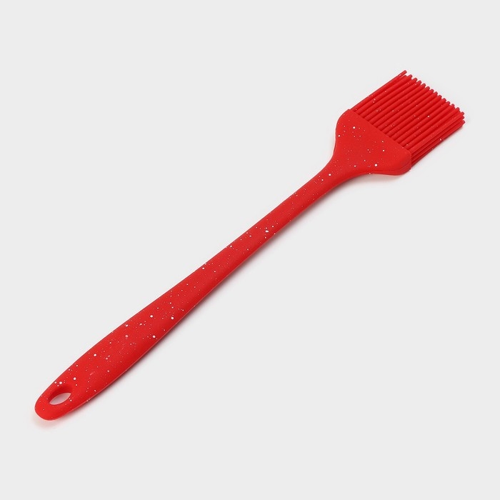 Кисть Доляна &laquo;Гранат&raquo;, силикон, 25&times;4 см, цвет красный