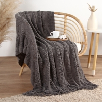 Плед Этель Gray knit 130*170 см, цв.серый, 100% акрил Плед Этель Gray knit 130*170 см, цв.серый, 100% акрил