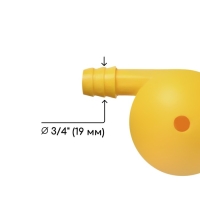 Распылитель-дождеватель, штуцер под шланг 3/4" (19 мм), пластик, &laquo;Улитка&raquo;, Greengo