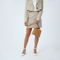 Сумка кросс-боди на молнии, цвет бежевый Сумка кросс-боди на молнии, цвет бежевый