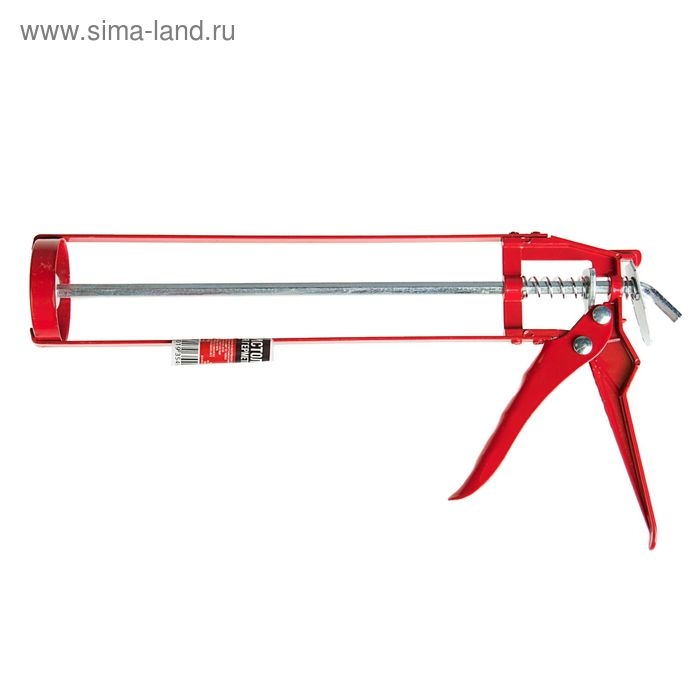Пистолет для герметика ЛОМ, скелетный, шестигранный шток, 225 мм Пистолет для герметика ЛОМ, скелетный, шестигранный шток, 225 мм