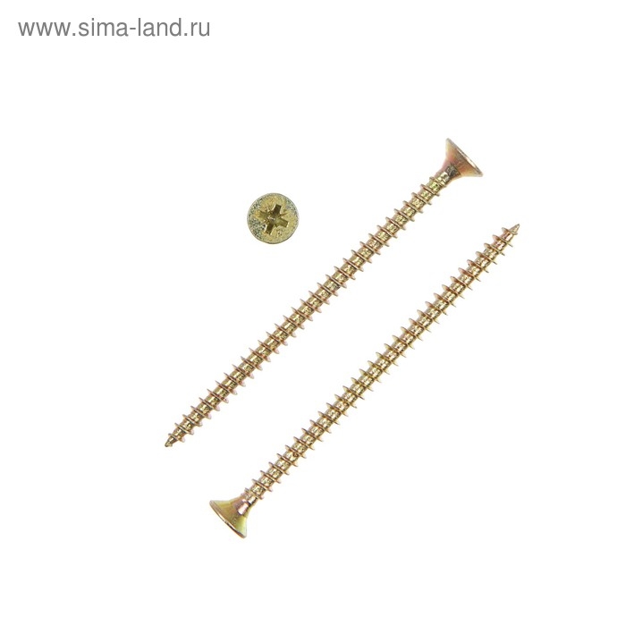 Саморезы универсальные желтые 5,0х 80 ,100 шт Саморезы универсальные желтые 5,0х 80 ,100 шт