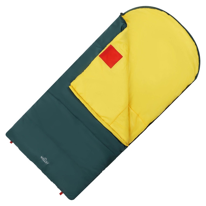 Спальный мешок maclay camping comfort cold, одеяло, 4 слоя, левый, 185х90 см, -10/+5&deg;С