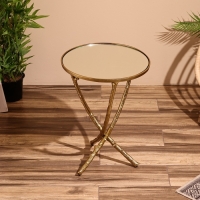 Столик кофейный 46х46х60 см, алюминий, стекло Столик кофейный 46х46х60 см, алюминий, стекло