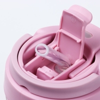 Стакан с крышкой &laquo;Осторожно, горячо&raquo;, 350 мл, стекло