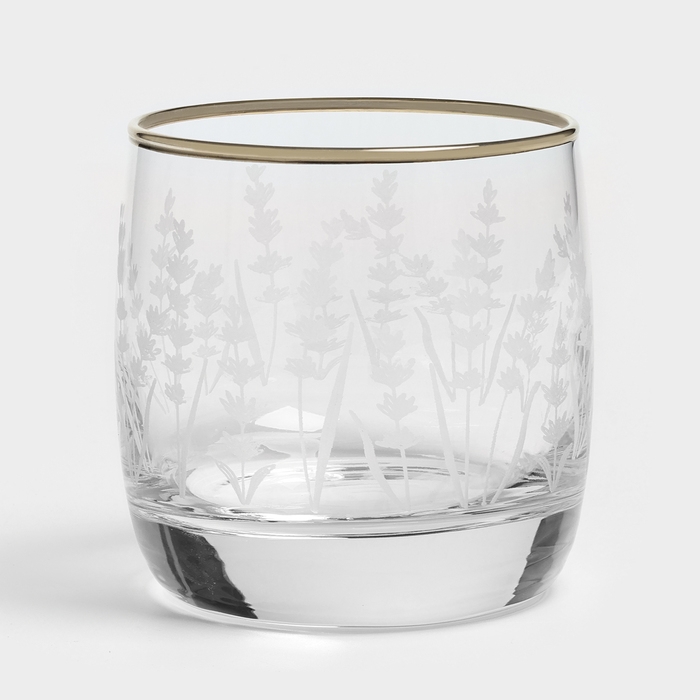 Набор стеклянных стаканов &laquo;Лаванда&raquo;, 300 мл, 6 шт