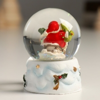 Сувенир полистоун водяной шар "Дедушка Мороз с ёлочкой с горы" 4,5х4,5х6,5 см Сувенир полистоун водяной шар "Дедушка Мороз с ёлочкой с горы" 4,5х4,5х6,5 см