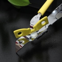 Нож консервный Доляна &laquo;Оригинал&raquo;, 16 см, цвет жёлтый