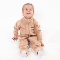 Комбинезон детский, цвет бежевый, рост 86-92 см