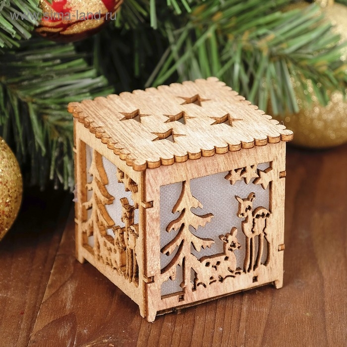 Декор с подсветкой «Зимний лес» Декор с подсветкой «Зимний лес»