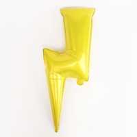 Шар фольгированный 30" &laquo;Молния&raquo;, золото