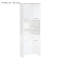 Пенал для ванной комнаты, белый, 66 х 33 х 185 см Пенал для ванной комнаты, белый, 66 х 33 х 185 см