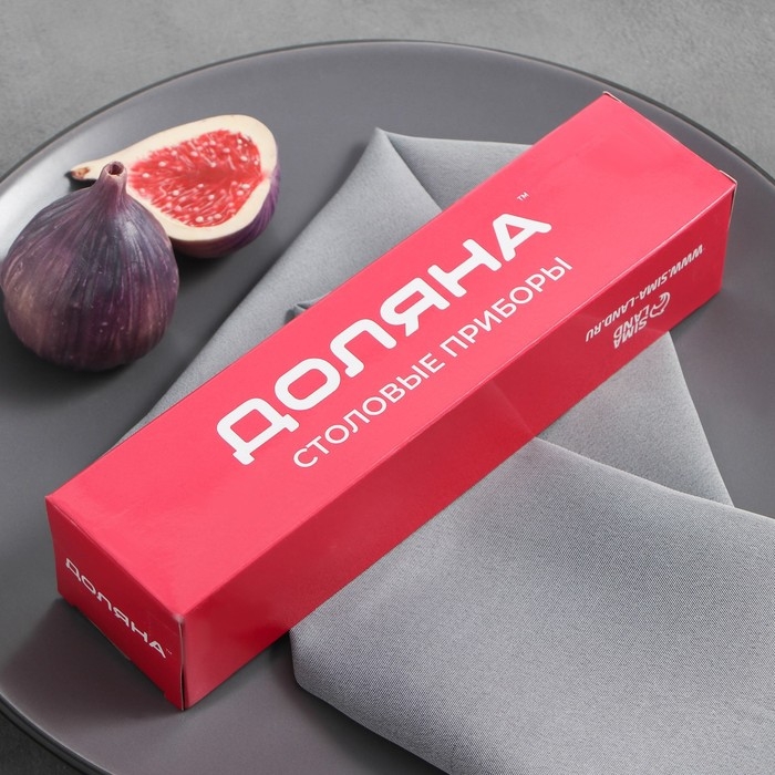 Ложка столовая Доляна «Пулкин», длина 19 см, толщина 1,2 мм Ложка столовая Доляна «Пулкин», длина 19 см, толщина 1,2 мм