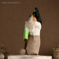 Оберег-домовой "Кузьма в кепке, с рублем", 27х14х10 см, микс Оберег-домовой "Кузьма в кепке, с рублем", 27х14х10 см, микс