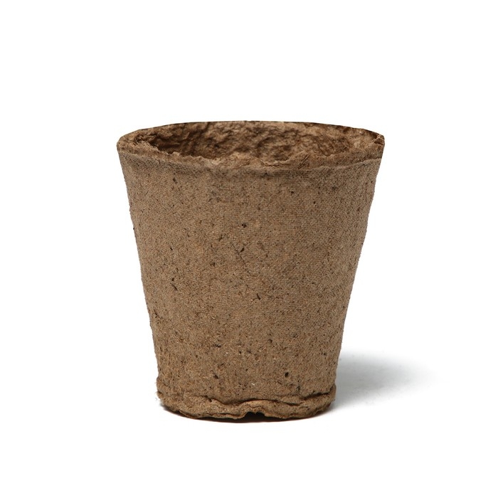 Горшок для рассады, 100 мл, d = 6 см, h = 6,5 см, торф, набор 20 шт., Greengo Горшок для рассады, 100 мл, d = 6 см, h = 6,5 см, торф, набор 20 шт., Greengo