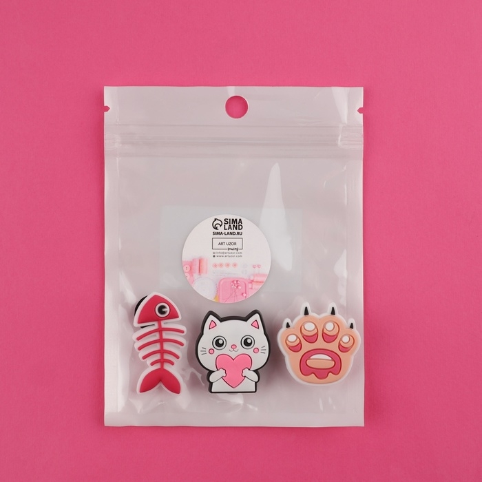 Аксессуары для обуви &laquo;Котик&raquo;, 3 шт