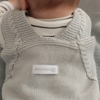 Комбинезон вязаный Крошка Я "Basic" рост 80-86 см, цвет серый