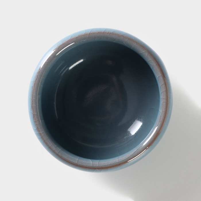 Пиала керамическая &laquo;Лунный камень&raquo;, 35 мл, цвет МИКС