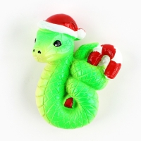 Магнит новогодний «Змея» на Новый год, 4,2 х 5,5 см Магнит новогодний «Змея» на Новый год, 4,2 х 5,5 см