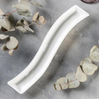 Блюдо фарфоровое для оливок Magistro &laquo;Бланш&raquo;, 29,5&times;6 см, цвет белый