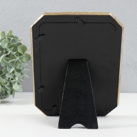 Фоторамка полистоун 13х18 см "Кора дерева" скошенные углы золото 16х22 см Фоторамка полистоун 13х18 см "Кора дерева" скошенные углы золото 16х22 см