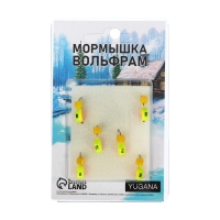 Мормышка Столбик лайм, оранжевое брюшко, чёрная полоска + куб гранен сырный 1.4 г Мормышка Столбик лайм, оранжевое брюшко, чёрная полоска + куб гранен сырный 1.4 г