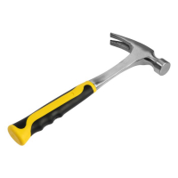 Молоток-гвоздодер ТУНДРА ПРОФИ, цельнокованый, двухкомпонентная рукоятка, 450 г Молоток-гвоздодер ТУНДРА ПРОФИ, цельнокованый, двухкомпонентная рукоятка, 450 г