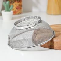 Сито для просеивания Magistro Dorial, d=18 см, 304 сталь, цвет серебристый Сито для просеивания Magistro Dorial, d=18 см, 304 сталь, цвет серебристый