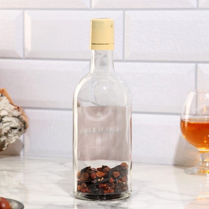 Набор из трав и специй для приготовления настойки Набор из трав и специй для приготовления настойки "Рябина на коньяке" с бутылкой 0,5 л