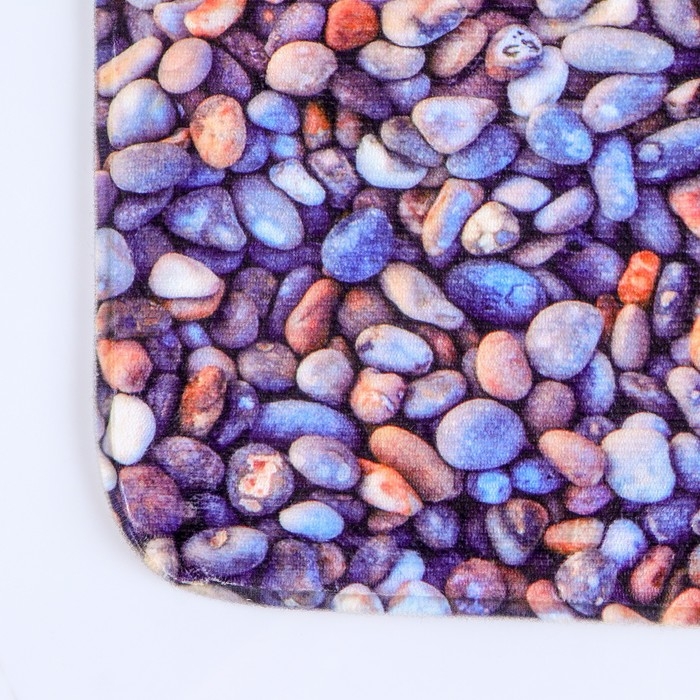 Набор ковриков для ванной и туалета Доляна «Галька», 2 шт: 40×50, 50×80 см Набор ковриков для ванной и туалета Доляна «Галька», 2 шт: 40×50, 50×80 см