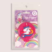 Расчёска массажная, складная, с зеркалом, d = 6,5 см, рисунок МИКС Расчёска массажная, складная, с зеркалом, d = 6,5 см, рисунок МИКС