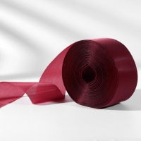 Лента капроновая, 50 мм, 100 &plusmn; 5 м, цвет бордовый