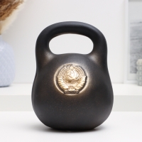 Копилка "Гиря с гербом СССР" 15х15х18см Копилка "Гиря с гербом СССР" 15х15х18см