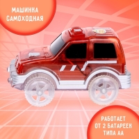 Машинка для гибкого автотрека Magic Tracks, световые эффекты, цвет красный Машинка для гибкого автотрека Magic Tracks, световые эффекты, цвет красный