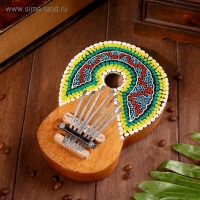 Сувенирный музыкальный инструмент "Калимба" МИКС 17х13х3 см