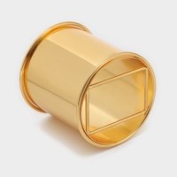 Набор ложек на подставке &laquo;Авалон. Перо&raquo;, 5,5&times;5,5&times;7,5 см, 6 шт, цвет золотой