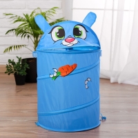 Корзина для хранения игрушек "Зайка" с ручками, 37,5 х 37,5 х 55 см Корзина для хранения игрушек "Зайка" с ручками, 37,5 х 37,5 х 55 см