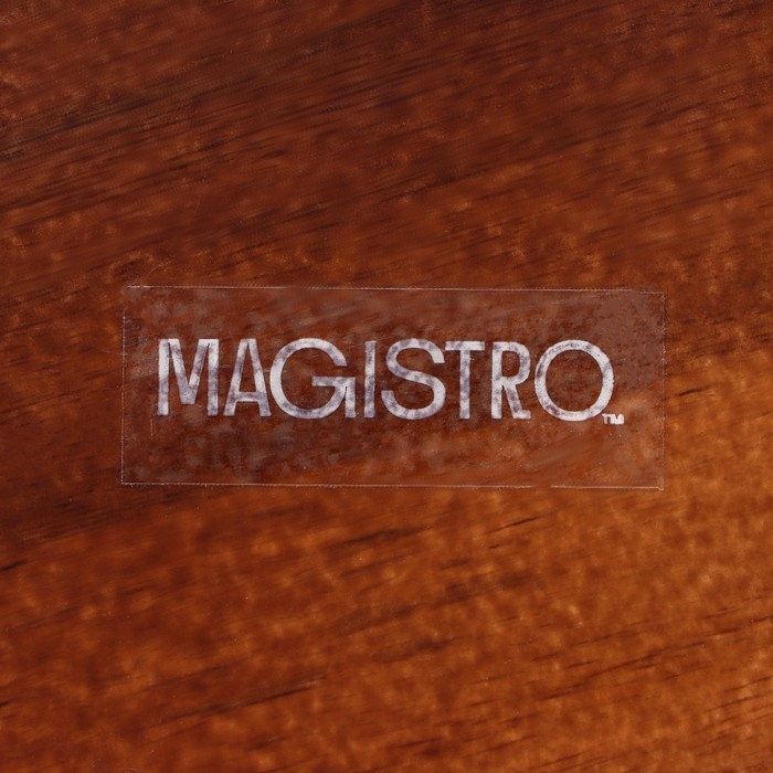 Блюдо фарфоровое для подачи Magistro &laquo;Галактика&raquo;, 27&times;12,5 см, цвет чёрный