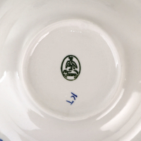 Блюдце &laquo;Надежа&raquo;, 17х12х13,5 см, гжель