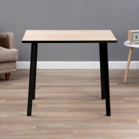 Стол обеденный МОДЕРН МИНИ LAKSI, 892х585х750, чёрный /дуб ирландский