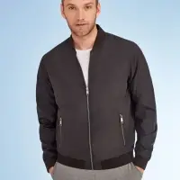 Куртка унисекс Roscoe черная, размер XS