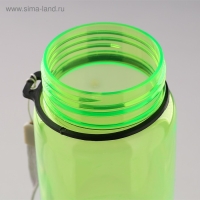 Бутылка для воды спортивная, 650 мл, 23 х 7 см, зеленая Бутылка для воды спортивная, 650 мл, 23 х 7 см, зеленая