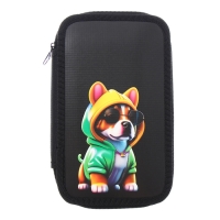 Пенал 2 секции, 125 х 205 х 40 мм, Calligrata 30П26/2 "Бульдог", ламинированный картон Пенал 2 секции, 125 х 205 х 40 мм, Calligrata 30П26/2 "Бульдог", ламинированный картон