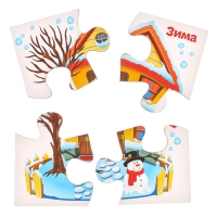 Развивающие пазлы из дерева &laquo;Времена года&raquo;