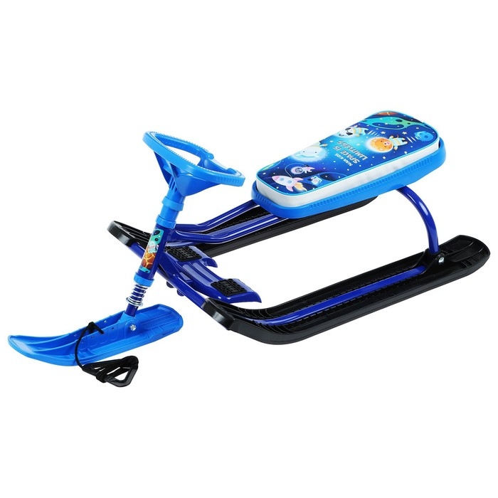 Снегокат &laquo;Тимка спорт 2 Космический&raquo;, ТС2-М/К, цвет синий/чёрный