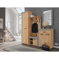 Зеркало, 600х20х815, Ателье светлое (Прихожая Галант) Зеркало, 600х20х815, Ателье светлое (Прихожая Галант)