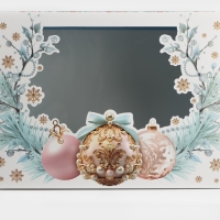 Коробка подарочная новогодняя складная &laquo;Счастья в Новом году&raquo;, 32 х 24 х 9 см